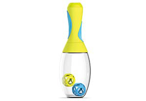 asobu 600ml Yellow & Blue Samba Shaker ADRS14YB