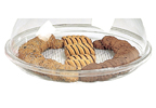 Gilberts 32cm Transparent Round Tray