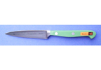 Gustav 4in Cooks Knife, Green Riveted Handle