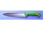 Gustav 10in Cooks Knife, Green Moulded Handle