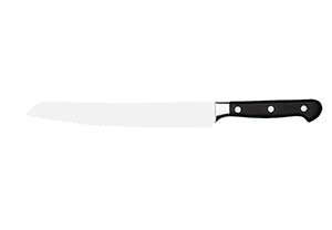 TopGourmet 8in Forged Bread Knife with Serrated Blade & Riveted Handle GET36998S
