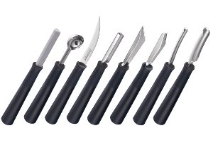 Triangle 8 Piece Professional Garnishing Tool Set HI90818082