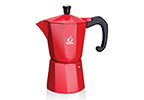 Forever Red Super Colour 6 Cup Espresso Pot
