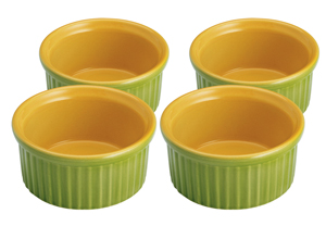 Kuchenprofi Set of 4 Kiwi & Mirabele Ramekins KP07070042