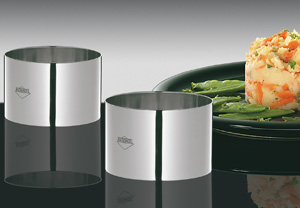 Kuchenprofi 18 x 8cm Stainless Steel Dessert Rings KP09050500