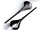 Mebel Black Entity 21 Salad Servers 30cm