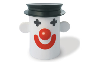 Po Porcelain Clown Mug with Black Silicone Hat PO717