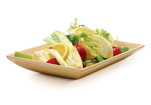 Rosseto 10 x 6in Bamboo Rectangular Platter RTSCBR10M