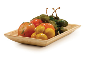 Rosseto 12 x 8in Bamboo Rectangular Platter RTSCBR12M