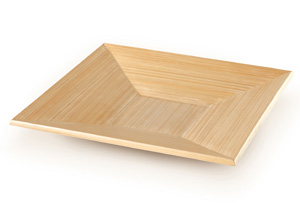 Rosseto 12in Square Bamboo Platter RTSCBS12M