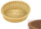 Saleen Beige Round Basket