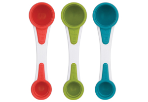 Trudeau Flipper Measuring Spoons, Four in One TC0998107