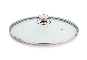 Valira 16cm Glass Lid with Knob VALID16