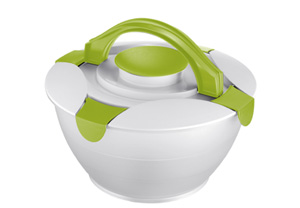 Westmark Green Salad Butler with Carry Handles and Integrated Pot For Keeping Dressing Separate WE2422G