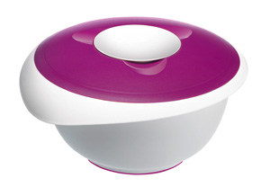 Westmark Purple 3.5Ltr Bowl with Anti-Splash Lid and Non-Slip Base WE3155P