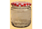 UWO Wolf 6 x Barrel Preserving Jars, Red, 420ml