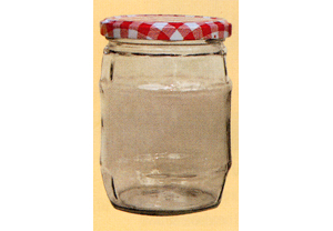 UWO Wolf 6 x Barrel Preserving Jars, Red, 540ml WO821549