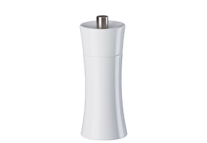 Zassenhaus 14cm Frankfurt White Gloss Pepper Mill ZA022285