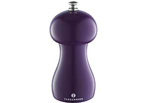 Zassenhaus 12cm Bamberg Purple Beech Wood Pepper Mill ZA022513