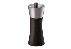 Zassenhaus Augsburg Black Wood Pepper Mill, 14cm ZA025040