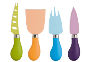 Zassenhaus Set of Four Coloured Cheese Knives ZA071139