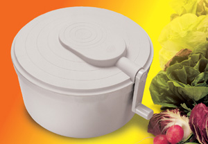 Acea Rotary Salad Spinner, 26cm, White AC168