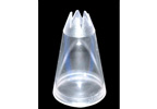 Gilberts Food Service No.8 Clear Star Piping Savoy Tube