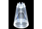 Gilberts Food Service No.12 Clear Star Piping Savoy Tube