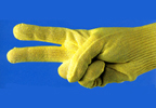 Gilberts FS Yellow Cut Resist Glove, 8/28cm