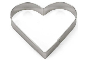 Gilberts Food Service 11cm Heart Cookie Cutter JSCHEART10