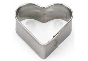 Gilberts Food Service 6cm Heart Cookie Cutter JSCHEART6