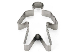 Gilberts Food Service 11cm Man Cookie Cutter JSCMAN11