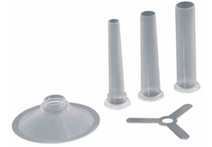 Gilberts Food Service Set of Sausage Funnels For No.5 Meat Mincer ME5SAUSSET